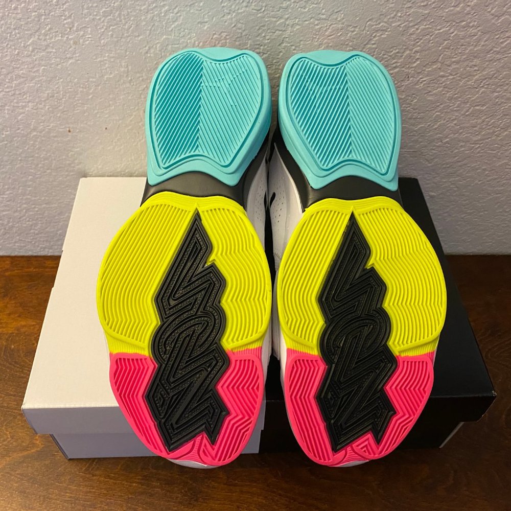 Jordan Zion 2 White Volt Dynamic Turquoise Basketball Shoes DO9161-107 BRAND NEW - Picture 5 of 5